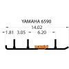 Коньки для лыж снегохода Yamaha TYV4-6590 - общий вид