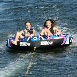 Буксируемый баллон Turbo 12 - в движении