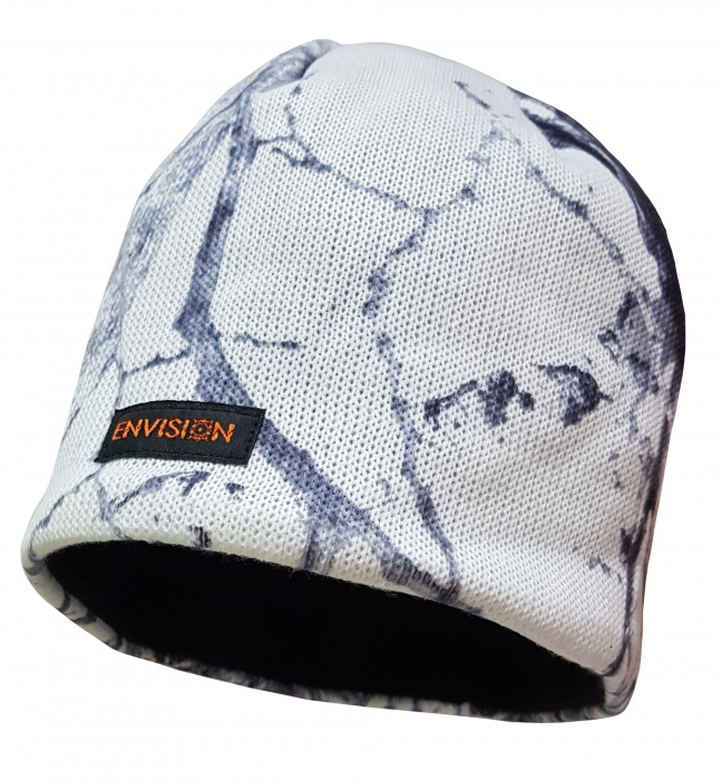 Шапка зимняя камуфляж - вид спереди