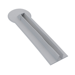 Фиксатор транца 18 мм, серый - общий вид