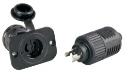 Разъем для подключения электрического даунриггера Scotty - вид сбоку