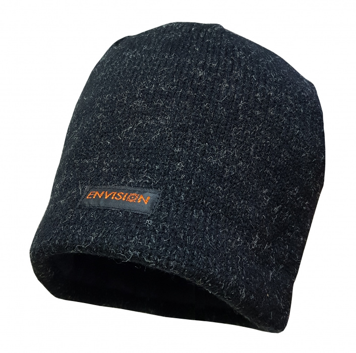 Шапка вязанная для рыбалки с подкладкой флис - вид сбоку