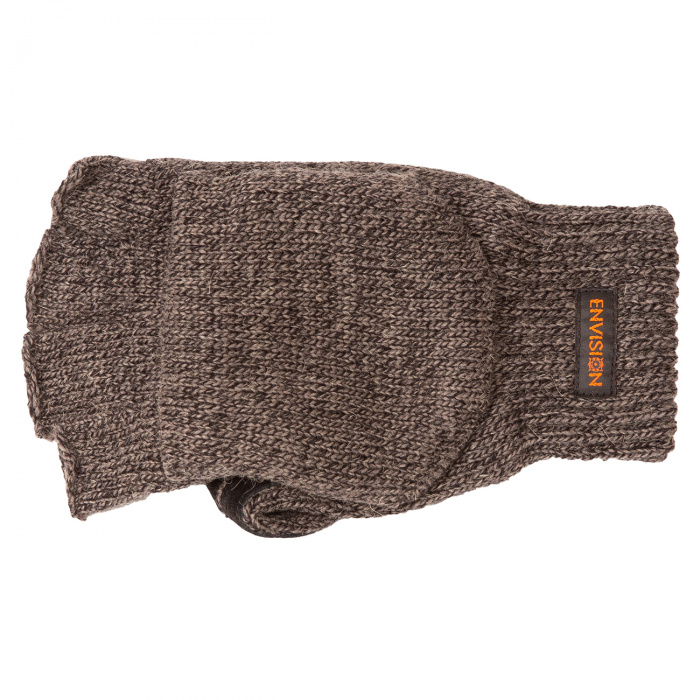 Перчатки с откидным верхом для рыбалки,темно-серые - внешняя сторона