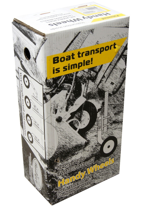 Транцевые колеса на лодку (110 - 140 kg) - упаковка