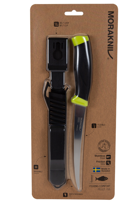 Нож Mora Fishing Fillet 155 (S) Green
