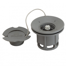 Воздушный клапан Bravo 2000Е серый - открытый клапан