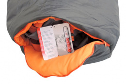 Спальный мешок Evenk Pro Extreme: дополнительная молния в области ног