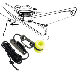 Фиксатор груза даунриггера - использование