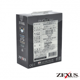 Налобный фонарь Zexus ZX-270BK в упаковке вид сзади