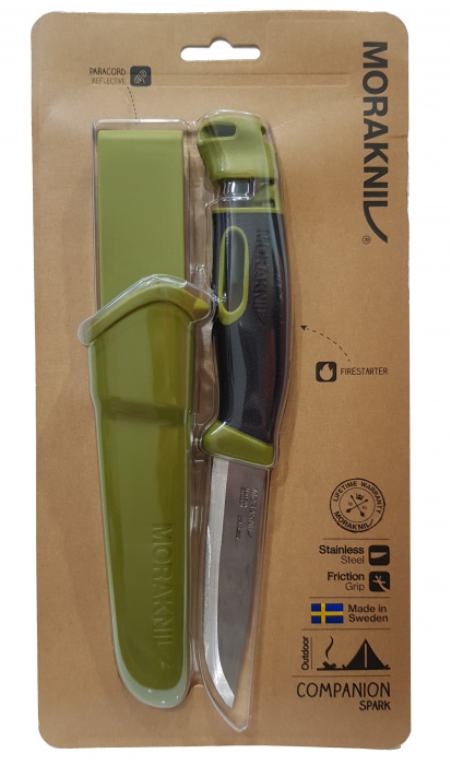 Нож Morakniv Companion Spark (S) Green - упаковка