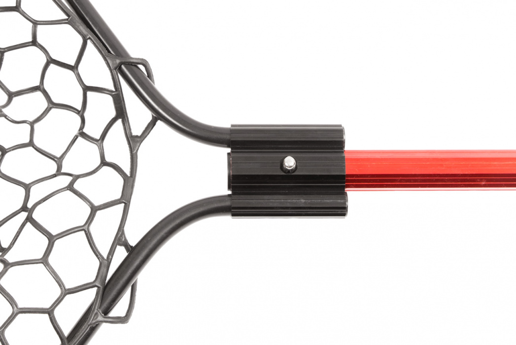 Подсачек с резиновой сеткой 48*48 см и ручкой 75 см - ручка