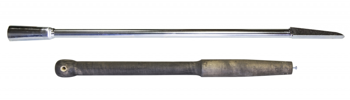 Пешня для льда с деревянной ручкой (Финляндия)