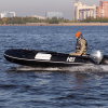 Лодка ПВХ Heavy Duty 390 AL Badger - в движении