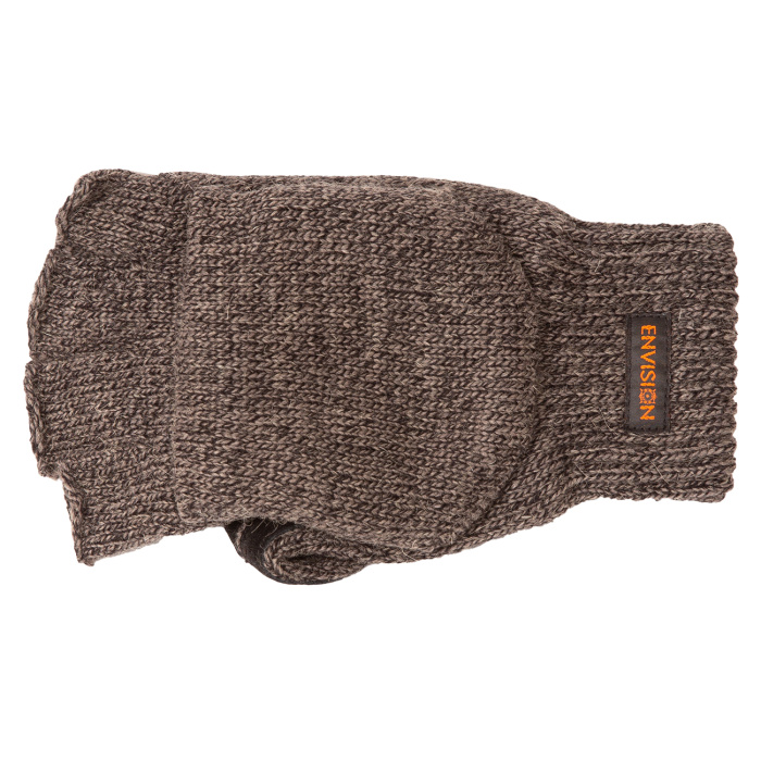 Перчатки с откидным верхом для рыбалки,темно-серые - внешняя сторона