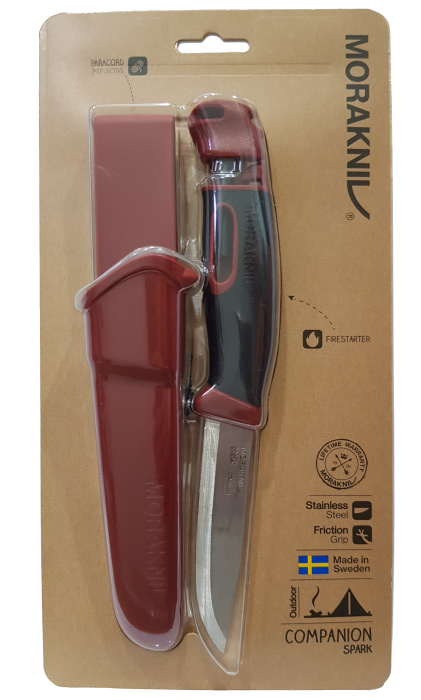Нож Morakniv Companion Spark (S) Red - упавковка
