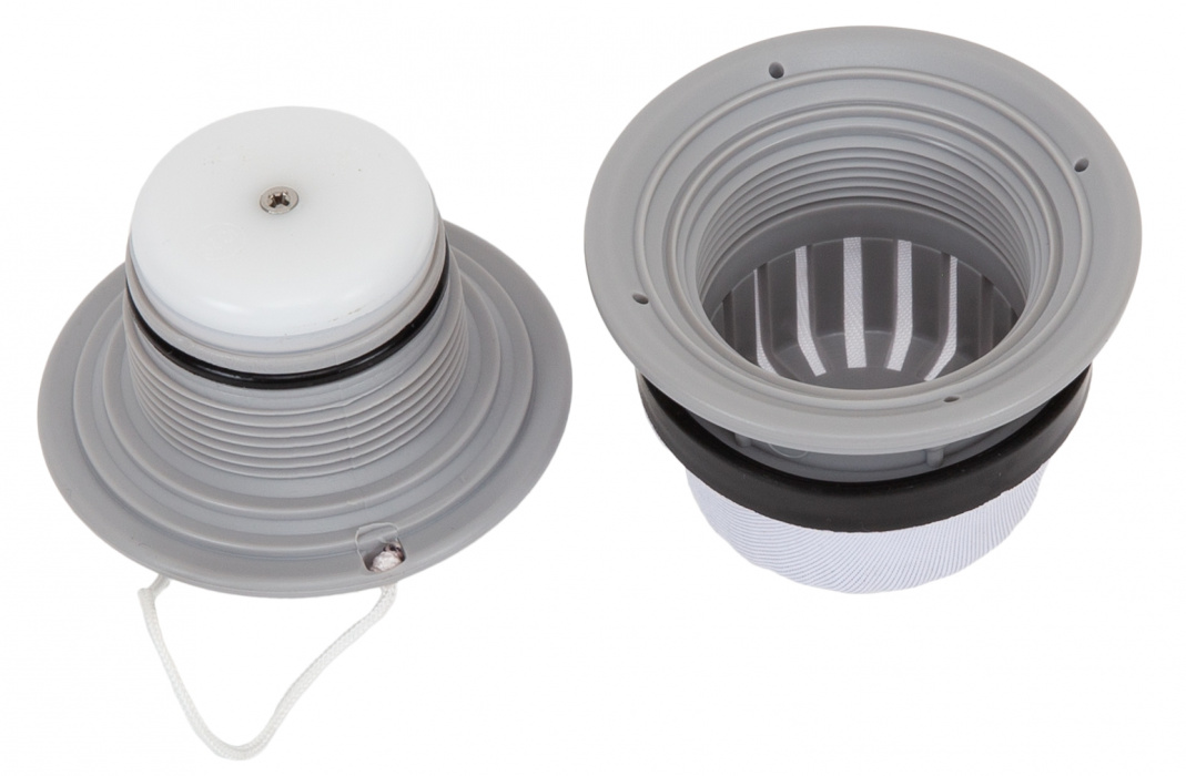 Воздушный клапан Bravo 2005 серый с защитной сеткой