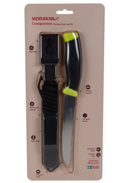 Нож Mora Fishing Scaler 150 (S) Green