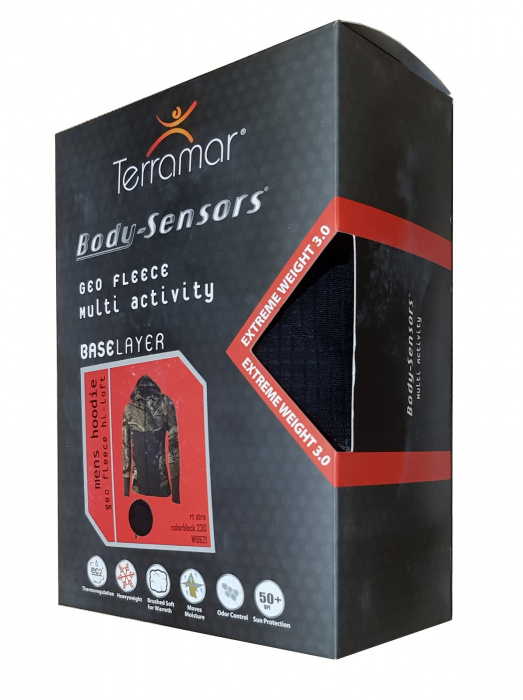 Мужское термобелье для зимы M-GEO PREDATOR второго слоя (верх) - упаковка спереди