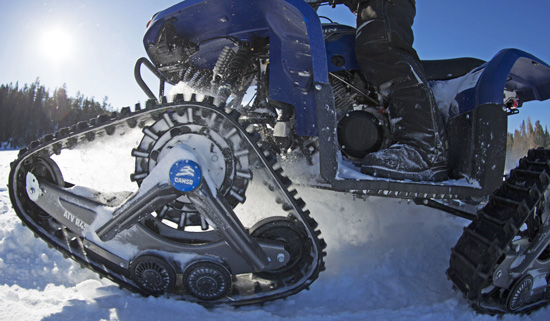 ATV R4S – это идеальная гусеничная система, позволяющая доставить ATV дальше, чем когда-либо прежде