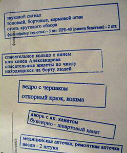 бортовое снаряжение