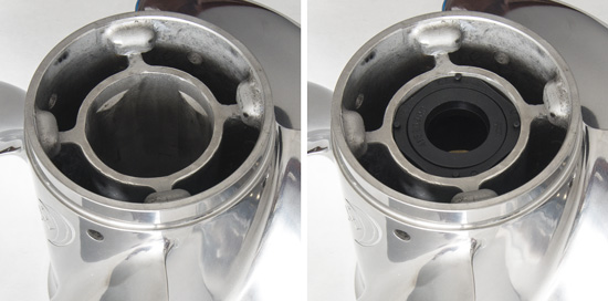 сбор винта со втулкой