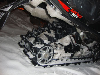 Гусеница Camoplast на снегоходе Yamaha RX Warrior